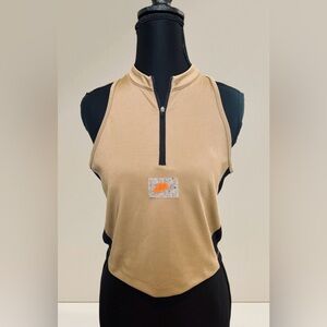 Nike Sportswear 1/2 Zip Tank Top - Dark Driftwood - Medium